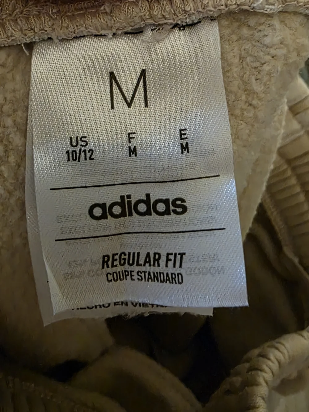 adidas Kids Neutral Beige Hoodie & Joggers Set - Light Beige Tracksuit